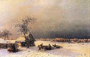 Ivan Aivazovsky Moscow in Winter from the Sparrow Hills oil painting artist